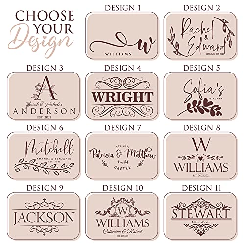 Personalized Cutting Board, 11 Designs & 5 Wood Styles Cutting Board - Wedding Gifts For The Couples, Housewarming Gifts, Christmas Gift For Parents And Grandma #TOP1