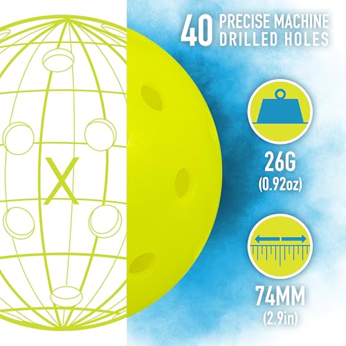Franklin Sports Zestaw wiosła i piłki Pickleball - drewniane rakiety Pickleball + Pickleballs - 2 graczy - Zatwierdzone przez USA Pickleball (USAPA)