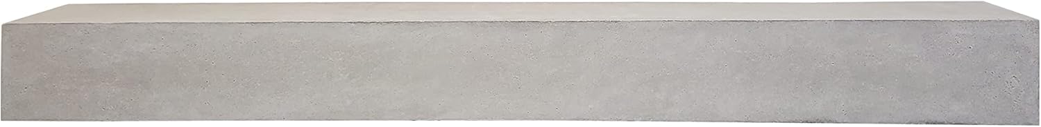 Da Vinci Stone Craft Modern Concrete Floating Mantel Shelf Beam (72, Grey Concrete)
