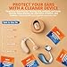 Hearing Aid Cleaning Wipes - 100 Individually Wrapped Pre-Moistened Alcohol-Free Wipes for Hearing Aids, Amplifiers, Earbuds, Audio & Electronics - Portable, Quick-Drying, Gentle, Daily Use & Travel