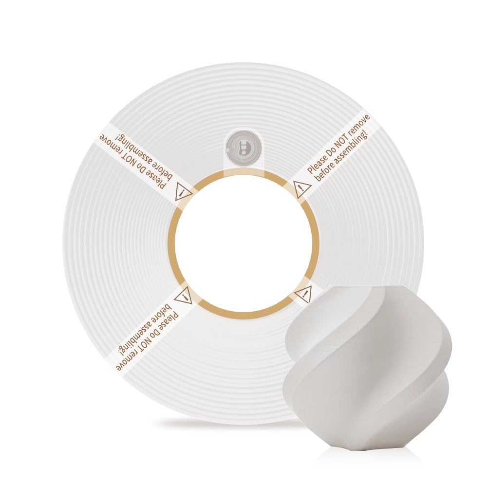 Bamboo Lab 1,75 mm PLA matowy filament szybki druk z RFID 1 kg +/- 0,03 mm przyjazny dla środowiska filament do drukarki 3D do Bambu Lab P1P/P1S/X1C/X1/A1/A1 Mini (bez szpuli) (kość słoniowa 11100)