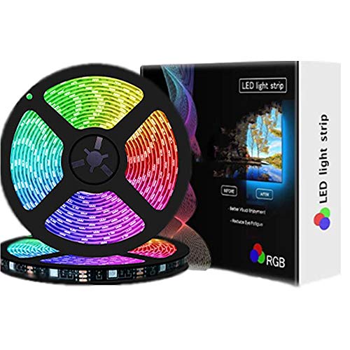 LED Strip USB, 3.0M RGB Smart WiFi LED Streifen 16 Millionen Farben Bluetooth Steuerbar 5050 LED Musik Lichtband für 40-60" TV PC-Bildschirm