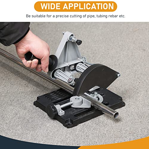 Atpeam Angle Grinder Stand Diy Grinder Holder Cutter Support Cast Iron Base Cutting Support Bracket Machine Multifunctional Bracket Holder Cutting Machine For 100/115/125Mm (4''-5'') Angle Mill #TOP5