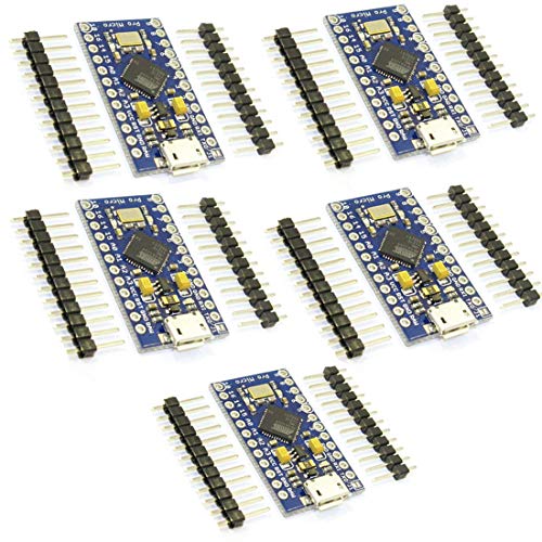 HiLetgo 5個セット Atmega32u4 pro micro nano5V 16M mini Leonardo マイクロ開発ボード Arduinoに対応 HiLetgo 5個セット Atmega32u4 pro micro nano5V 16M mini Leonardo マイクロ開発ボード Arduinoに対応