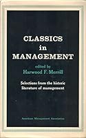 Classics in management 0814452310 Book Cover