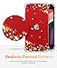 GVIEWIN Clear Flower for SE 2020 Case/8 Case/ 7 Case, Soft TPU Silicone Ultra-Thin Slim Fit Transparent Pink Flowers Flexible Cover for iPhone SE2/7/8, Spring Flowers/Orange