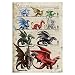 IT'S A SKIN Anne Stokes | Dragon Size Chart Wall Poster Officially Licensed Merchandise. Great Wall Art for Home Decor, Bedroom Decor, Kitchen Wall Decor, Room Decor.