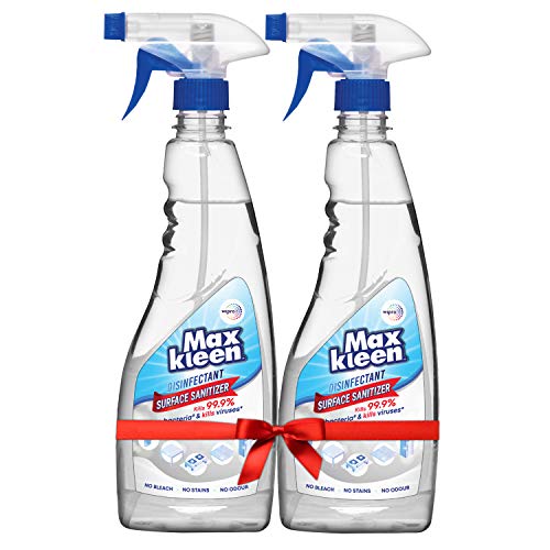 Image of Maxkleen Disinfectant Surface Sanitizer with BKC Solution and No Bleach, 500ml