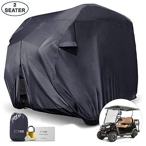 SuperiorStrength(TM) Universal 4Passenger (EZ GO, Yamaha) Golf Cart Storage Cover Kit. 210D