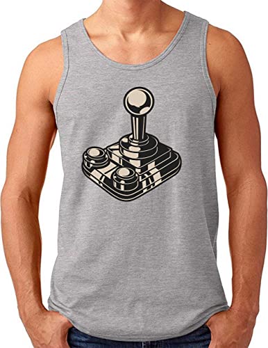 Débardeur retro gaming joystick en maille respirante pour homme