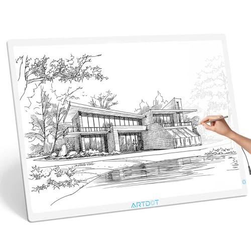 Artdot A1 Large Led Light Pad For Diamond Painting Ac Powered Light Board Kit...