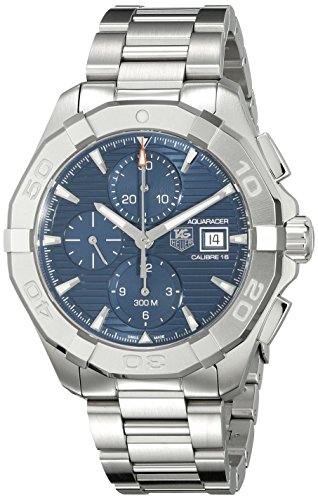 TAG Heuer Men's CAY2112.BA0925 Analog Display Swiss Automatic Silver Watch
