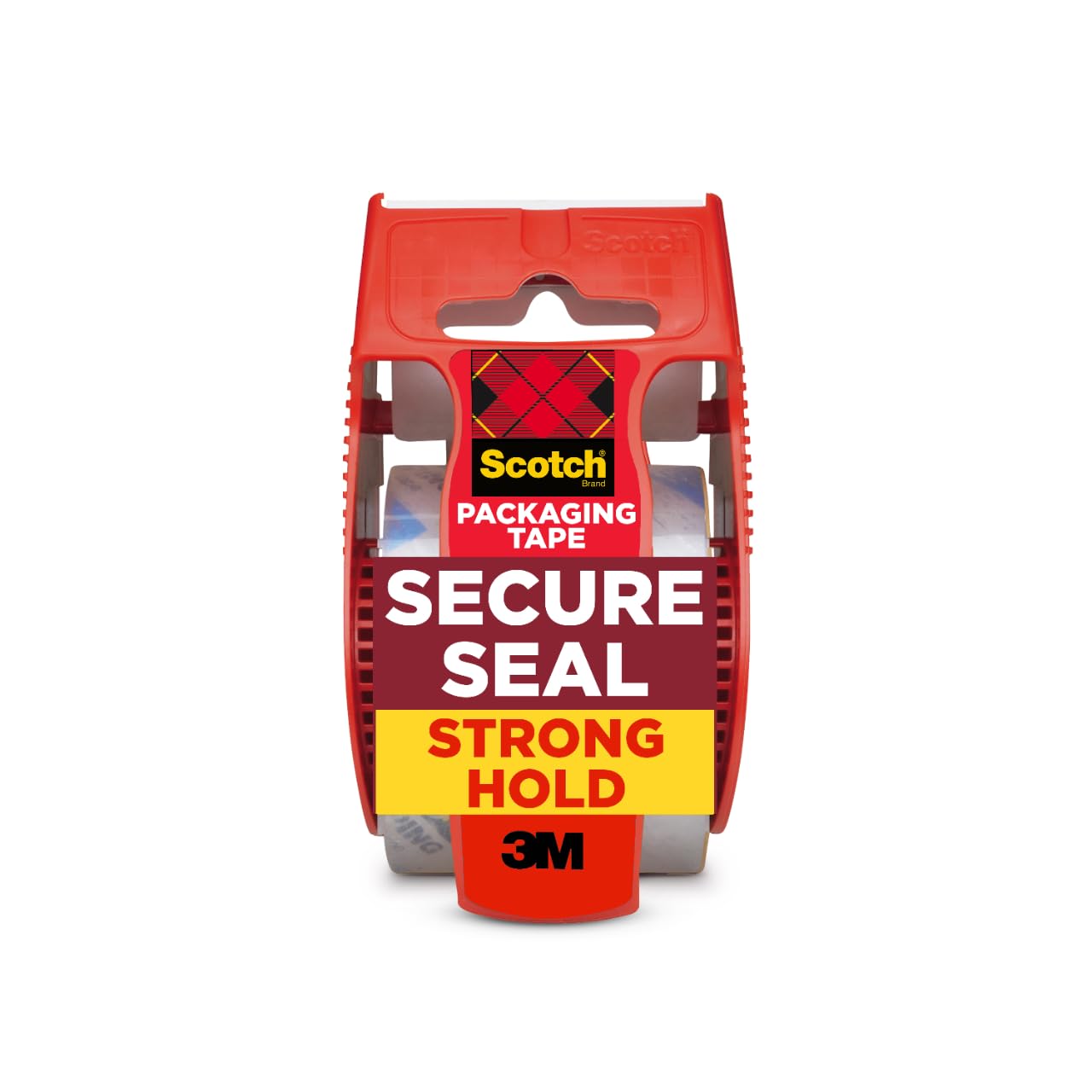 Scotch Secure Seal Packing Tape, Ultra Clear, Reliable and Durable Seal, 1.88 in x 800 in., 1 Packaging Roll with Dispenser