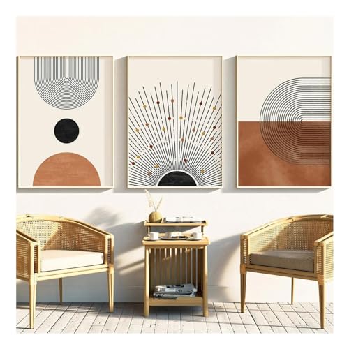 Art mural moderne minimaliste pour réchauffer un mur blanc vide