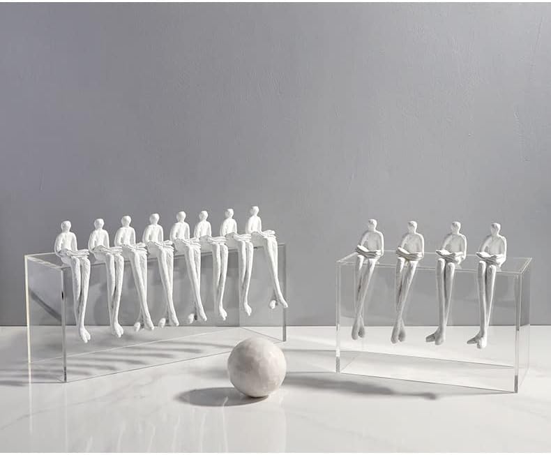 Miniatura 4 de Escultura china de feng shui, simple, moderna, abstracta, creativa, libro, persona, adornos, oficina, estudio, sala de estar, porche, escritorio,