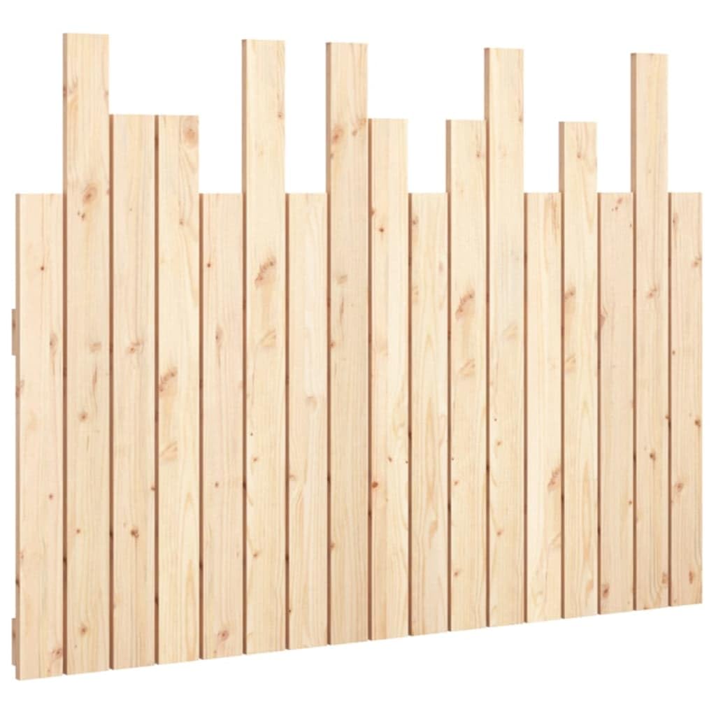 824773 Testiera da Parete 108x3x80 cm in Legno Massello di Pino Testata in Legno,Testata Letto Matrimoniale Muebles Dormitorio Spalliera Letto Testiere per Letto Matrimoniale