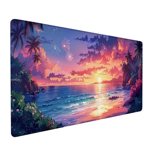 Tapis de souris grand format idéal pour travailler à la maison avec confort visuel
