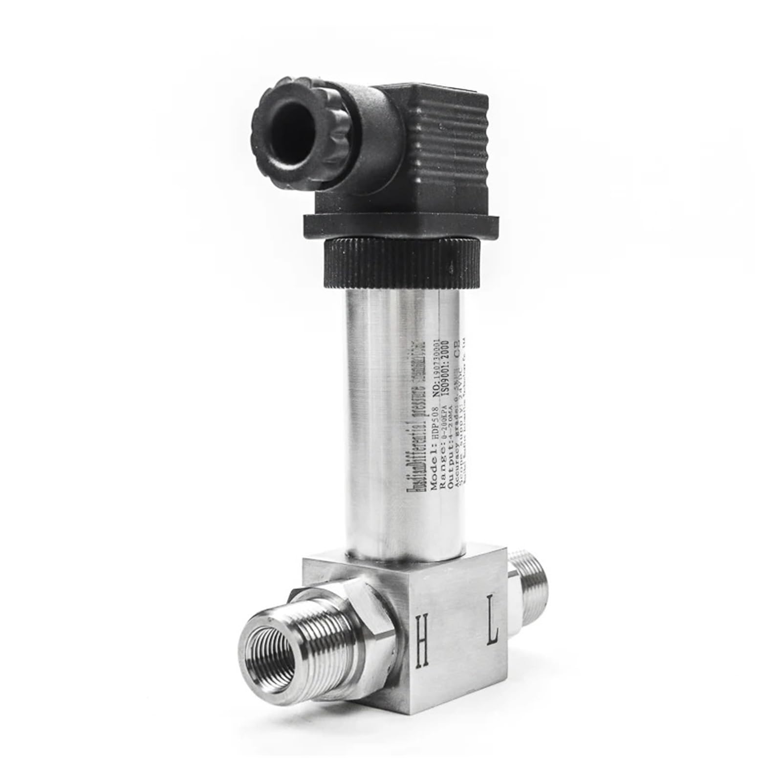 PEQYUACTE 0-10V Piezoresistive Differential Pressure Transmitter 1/8NPT Pressure Sensor(4-20ma)