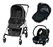 Bébé Confort Trio Streety Cochecito combinado Siguiente Digital Negro (sin bolsa)