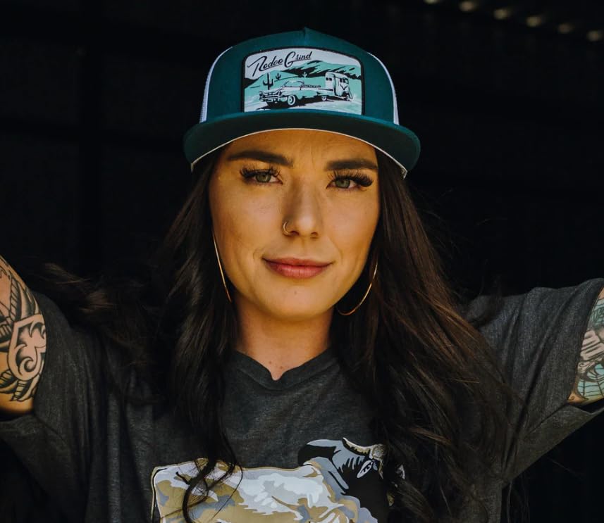 Image of Vexil American Rancher Adjustable Snapback Western Lifestyle Rodeo Southwest Inspired Meshback Hat