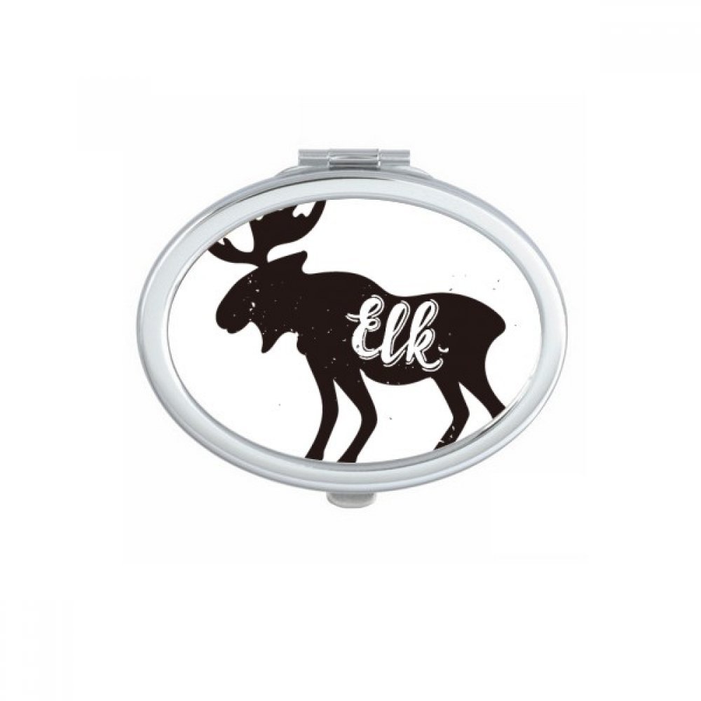 Miroir éléphant noir et blanc compact pour corriger votre maquillage partout sans encombrement