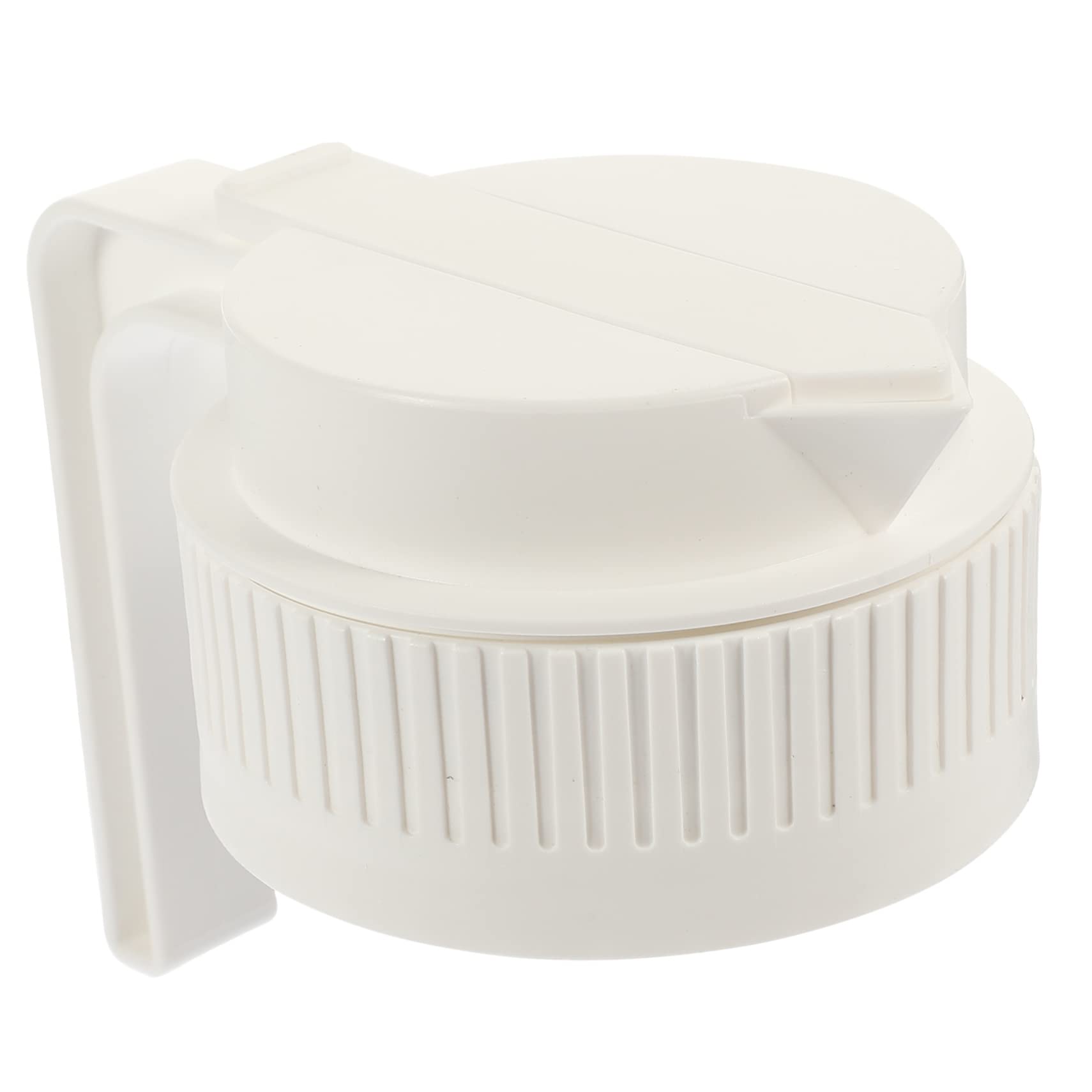 KICHOUSE Mason Jar Pour Spout Lids With Handle Regular Mouth Jar Lids Reusable Canning Lid Syrup Dispenser Mason Bottle Lid Mason Can Lids Jar Protection Cover