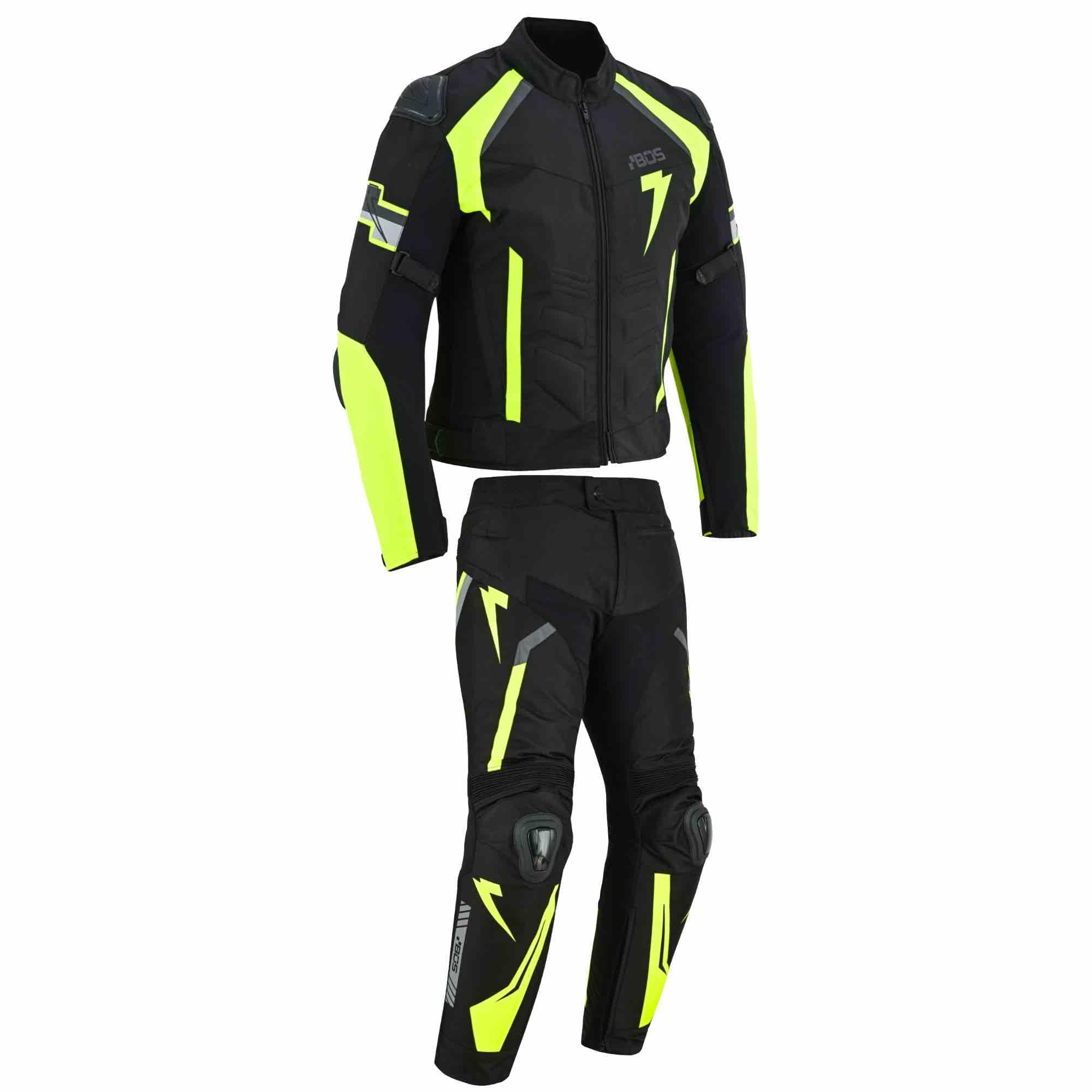 Motorrad Textilanzug Herren – 2-teilige Motorradkombi mit Protektoren, Jacke & Motorradhose,Motorradkombi mit Protektoren