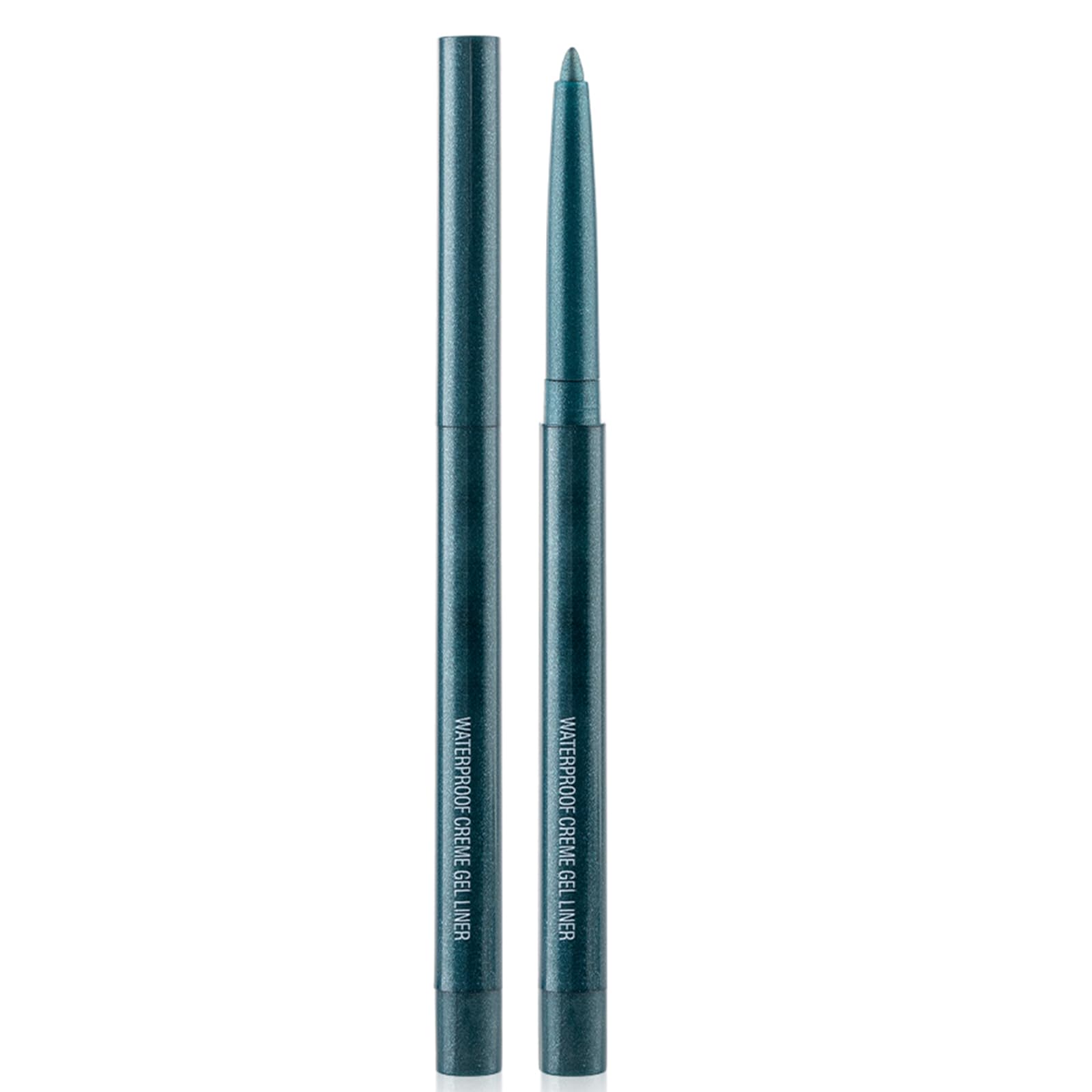 DekRion Eyeliner Pencil, Waterproof Eyeliner Long-lasting, Dark-Green-Shine Eyeliner, High-Pigmented Colorful Eyeliners Easy To Use Eyeliner Pen for Women