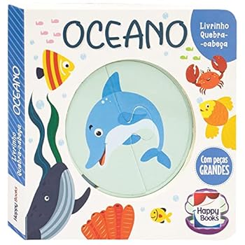 Hardcover livro livrinho quebra cabeca oceano Book