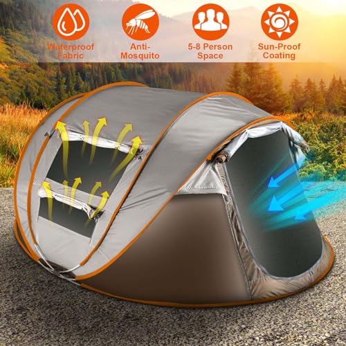 Carpa Easy Pop Up Instantánea para Camping 8 Personas miniatura 4