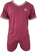 Pijama Homem Conjunto Meia Manga e Short Roupa De Dormir