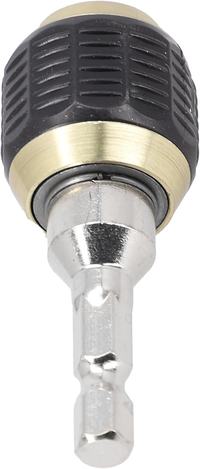Quick Change Drill Chuck Adapter /4 Inch Hex Shank Converter Keyless Drill Bit Holder Electric Drill Quick Release Stainless Steel Chuck Adapter Hand Tighten