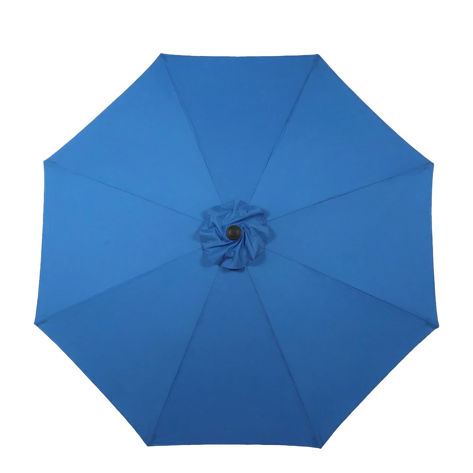 Photo 1 of BPS Patio Umbrella Replacement Canopy for 10 ft 8 Ribs Table Umbrella, Outdoor Umbrella Replacement for Market Parasol, Royal Blue Canopy Only