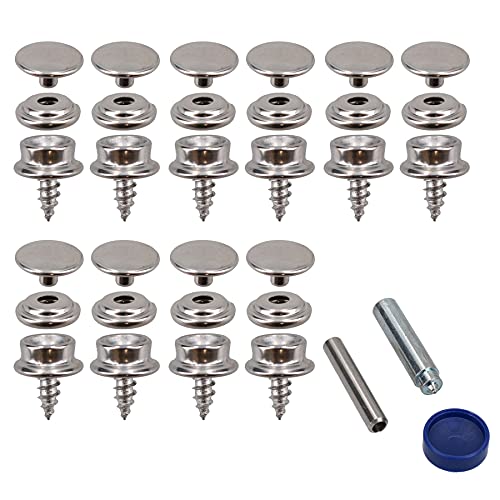 Kit de réparation de couvercle de bateau rivets inox pour bâche marine