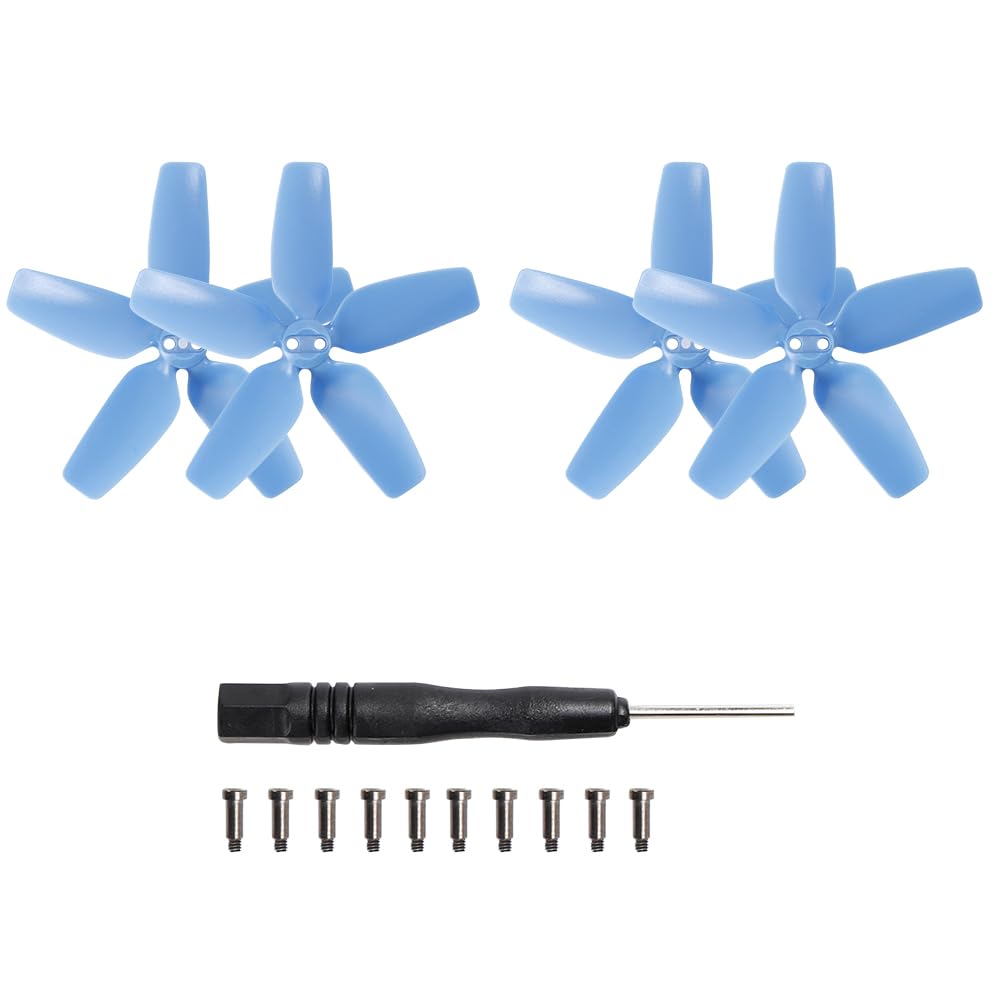 4x/8x Propellers For Avata Replacement Prop Blades Low Noise 2925s Wings for DJI Avata Drone Accessories Exclusive Screws & Screwdrivers (4x Blue)