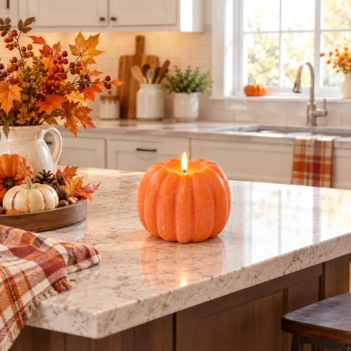 Flameless Pumpkin Candles DROPS TO (works on Orange) - image 3