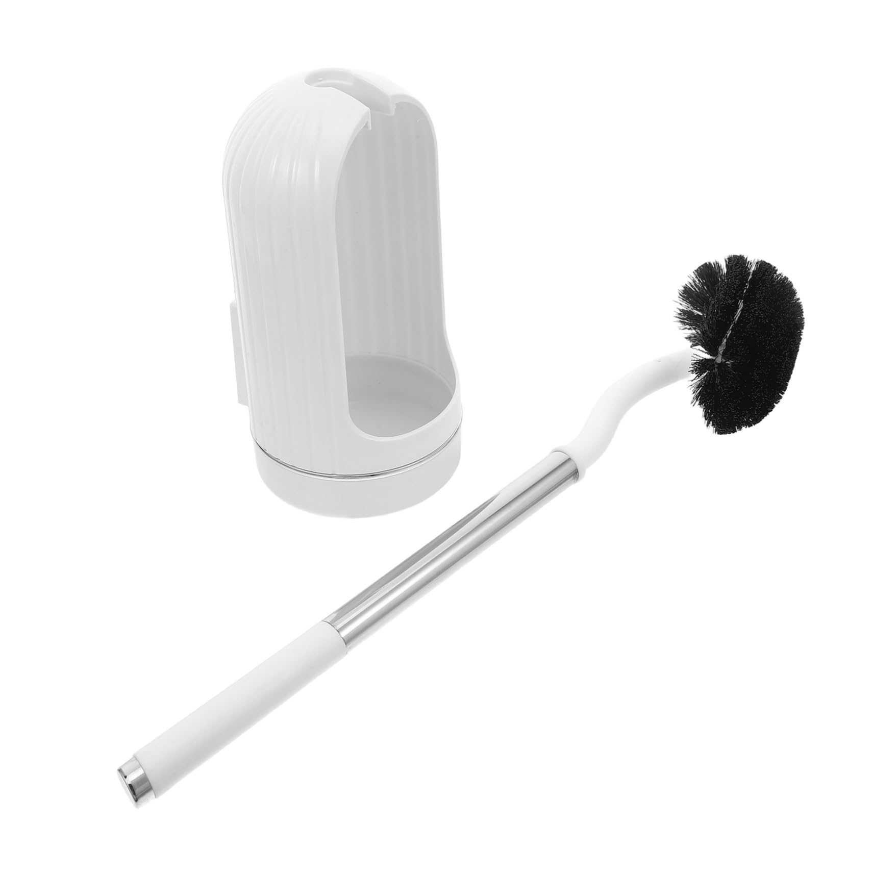 Brosse de toilette pour nettoyer sous les rebords et éliminer le tartre