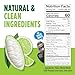 Blue Stripes Cacao Water - Cold Pressed Superfruit Hydration with Electrolytes & Antioxidants, No Sugar Added, All Natural, Great for Protein Shakes & Smoothies - Lime, 6 Pack