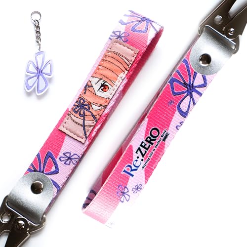 Re:Zero - Starting Life in Another World - Ram Keystrap and Keychain Bundle - Otaku Gift Set for Anime Fans