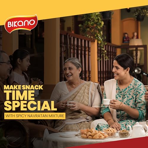 Image of Bikano Navratan Mixture | Spicy and Crunchy | Navratan namkeen | All time favourite Indian Namkeen | 400g Pack