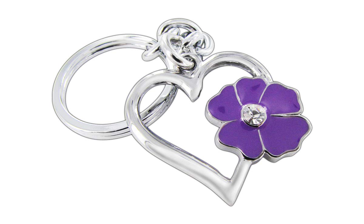 Purse Key Chain Coated Metal for a Long Lasting Shine with Bright Color