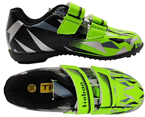 Turf Soccer Shoes for Boys Girls Football Cleats Hook-and-Loop Adjustable Strap (Toddler/Little Kid)3
