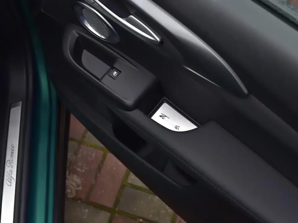 Copertura In Acciaio per Alfa.Romeo Tonale | Decorazioni per Porte | 4 Pezzi Inox Q4 Veloce Sprint Tributo Italiano Plug-in Hybrid Accessori Tuning