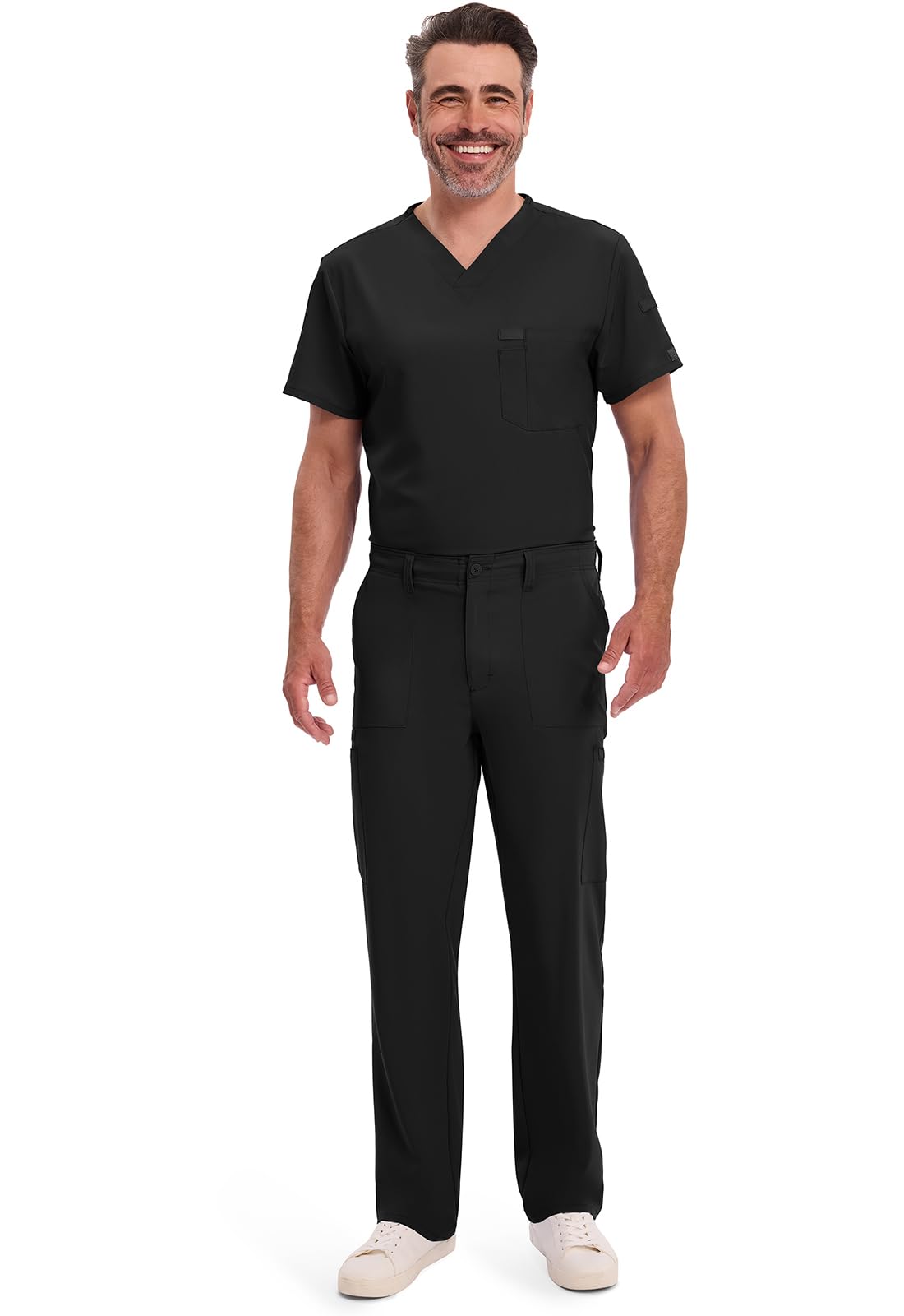 Dickies EDS Essentials Natural Rise Pantalon médical avec Cordon de Serrage pour Homme Bleu Taille M