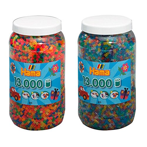 Hama TW10377703 Set de Deux Pots de Perles à Repasser (env. 26000)