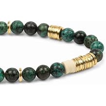 Scout Curated Wears - Intermix Stone Stacking Bracelet - African Turquoise/Gold