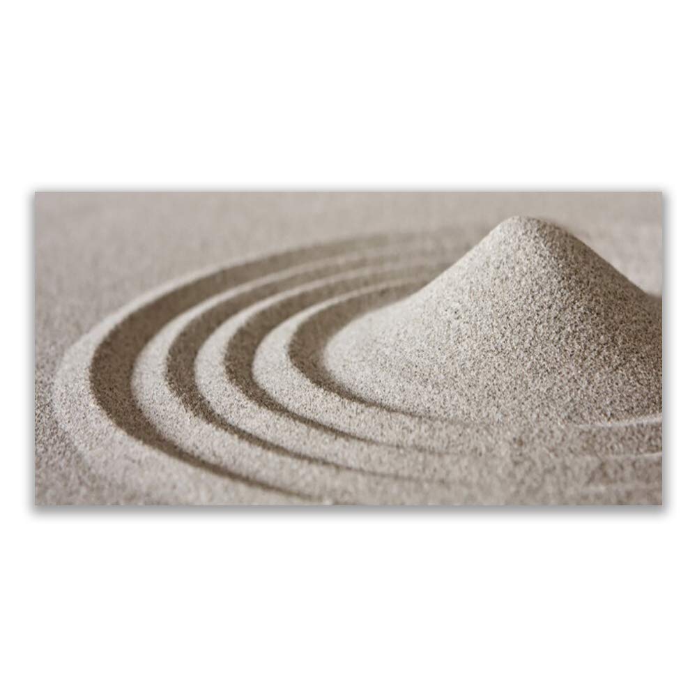 Toile imprimée 140x70cm art de sable pour habiller un grand mur blanc vide
