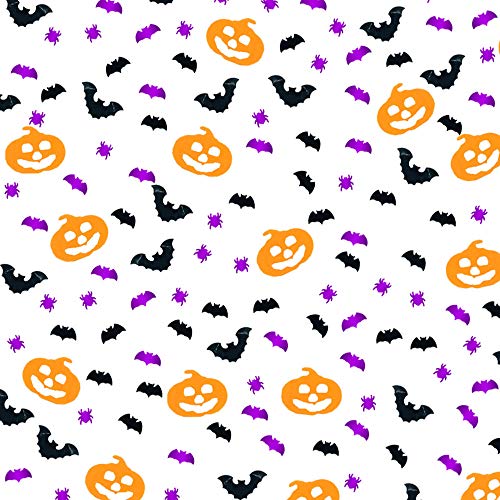 Halloween Confetti Table Scatter-Halloween Night Party Table Sequin Pumpkin Spider Bat for Halloween Party Reception Party Decoration Supplies (Halloween 2)