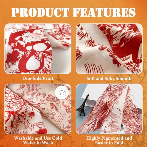 26 pcs Letters Head Scarves,Scarves for Handbags and Purses,Skinny Hair Neck Accessory Scarf,Women's Hair Decorations3