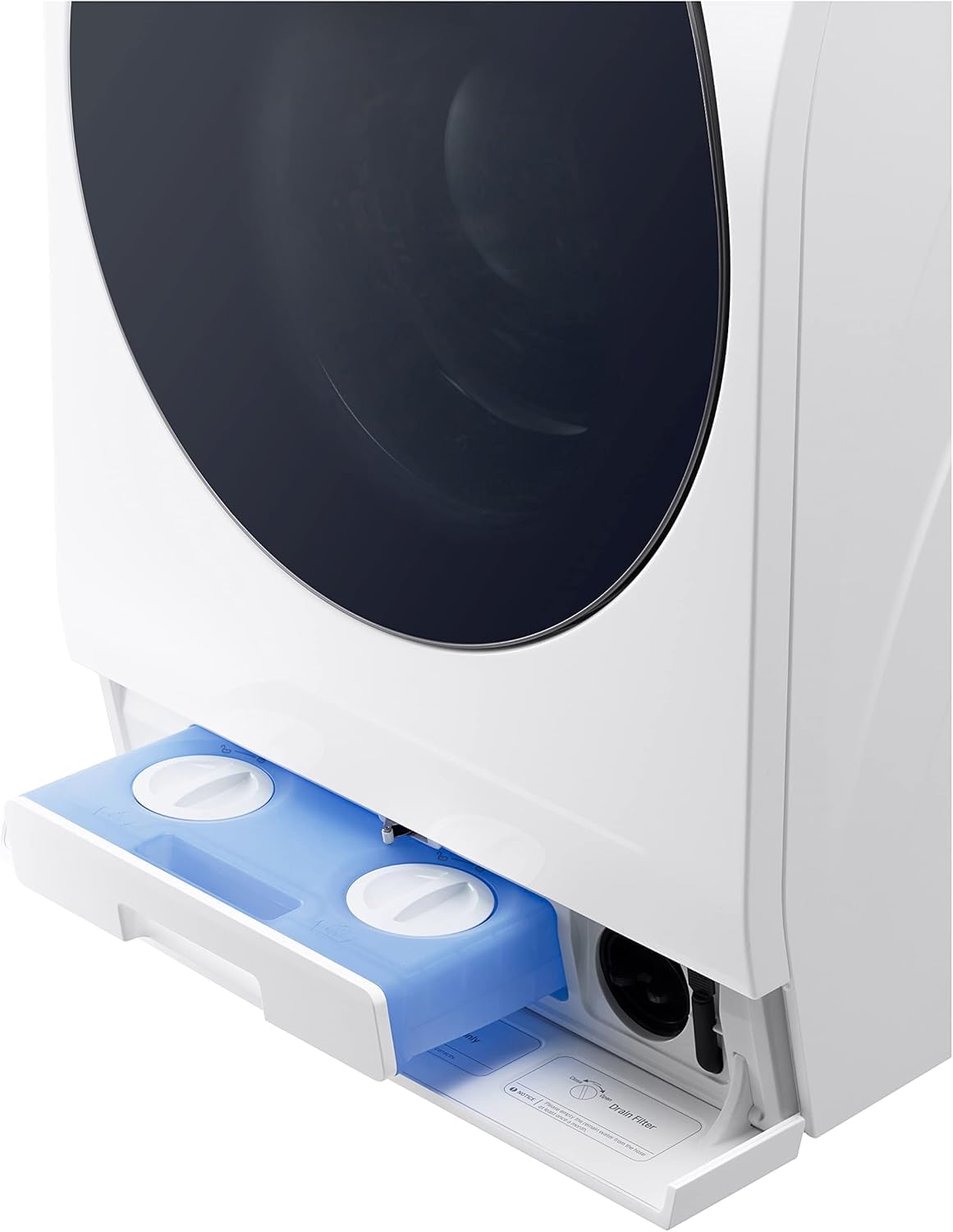 LG SIGNATURE LSWD099X Waschtrockner 10-7 kg 1550 U/min AI Direct Drive Wärmepumpen Steam-Funktion Weiß